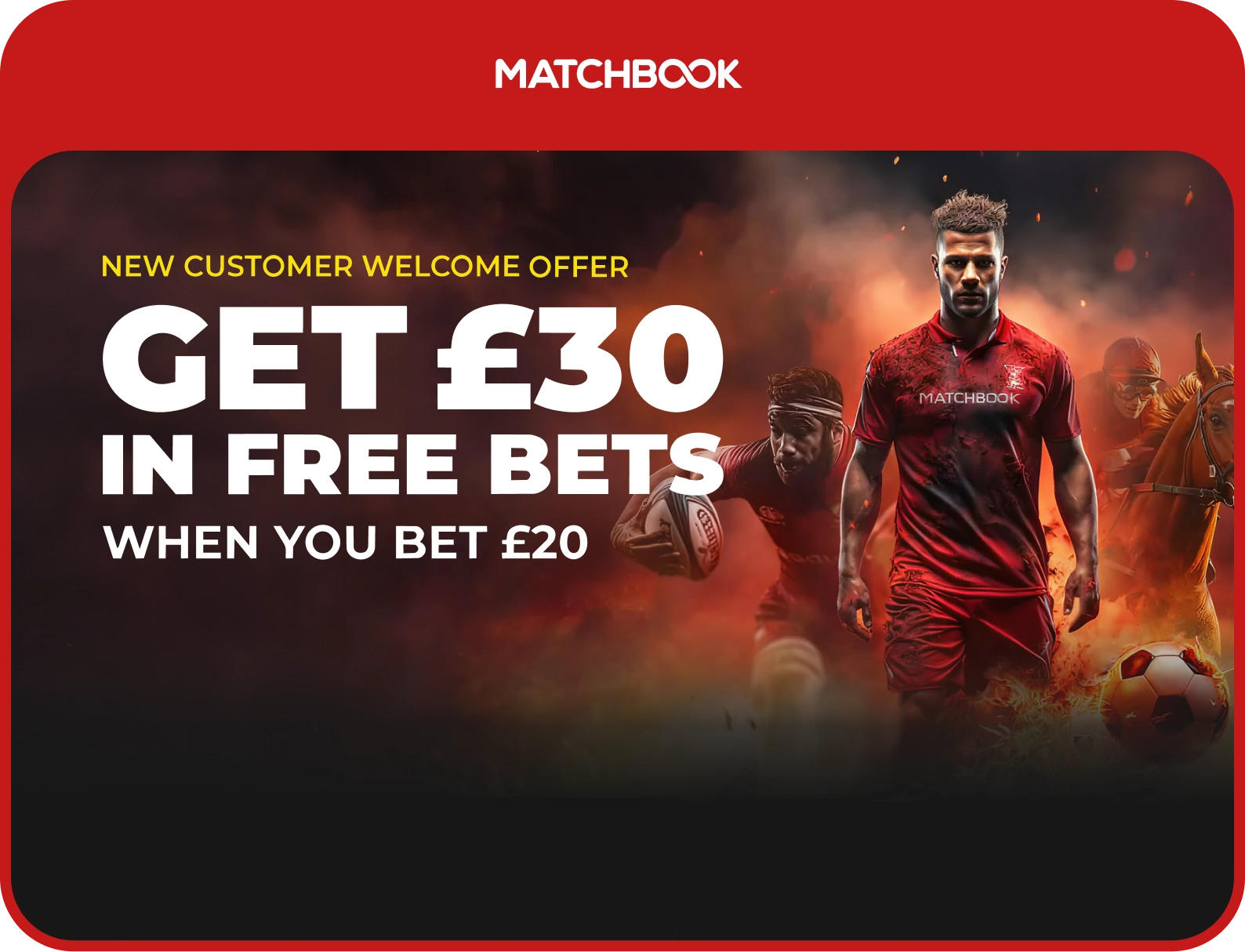 Matchbook offer. 18+, terms apply.