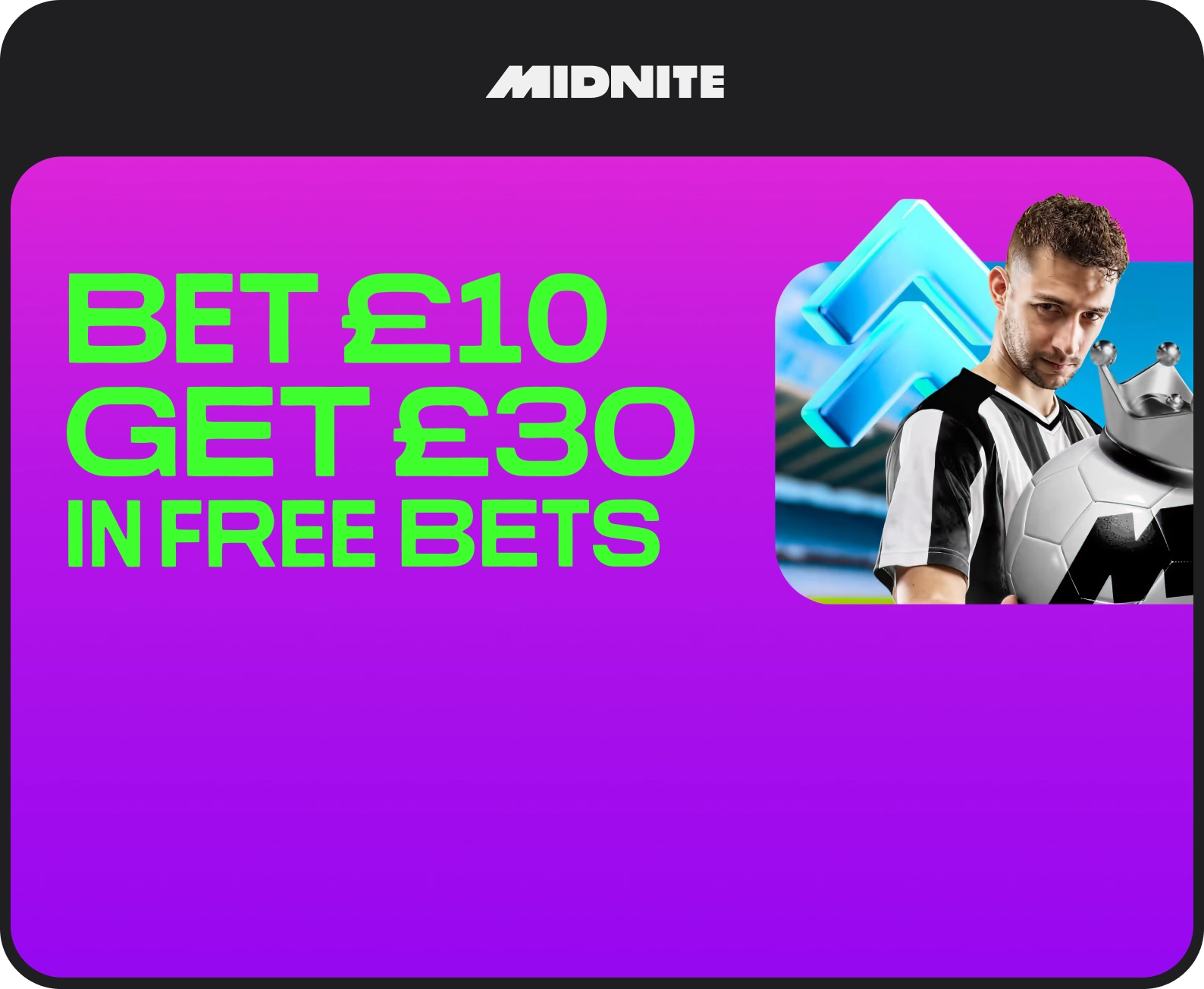 Midnite offer. 18+, terms apply.