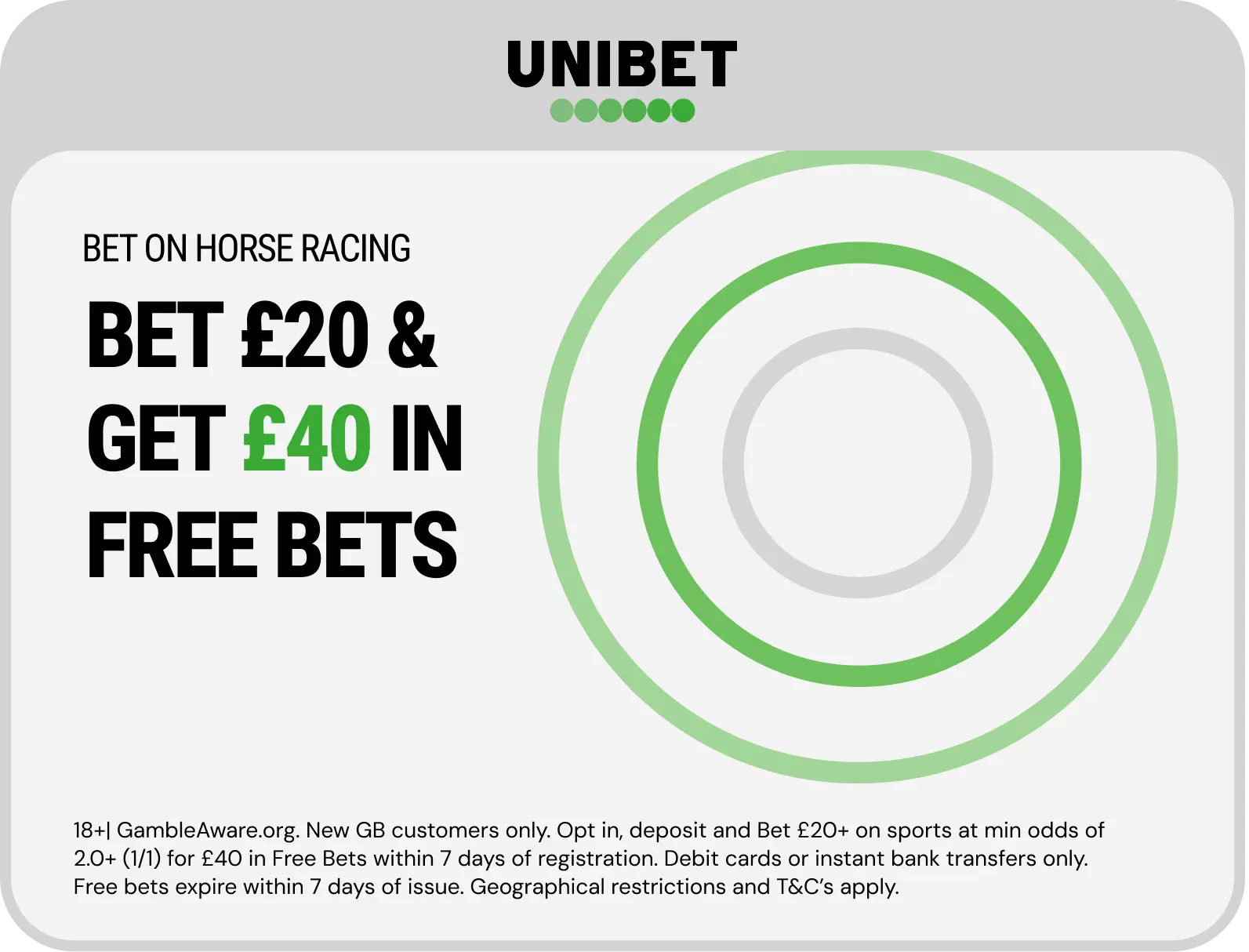 Unibet offer. 18+, terms apply.