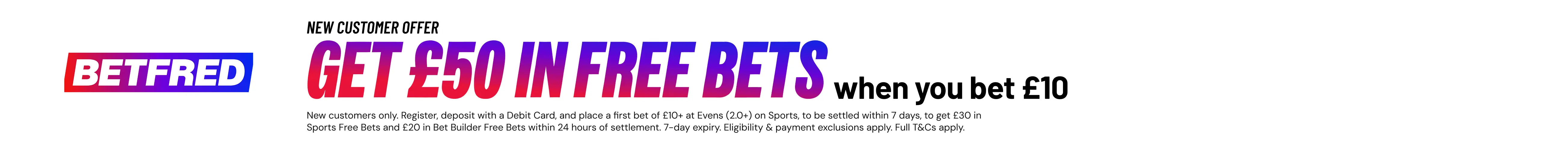 Betfred offer