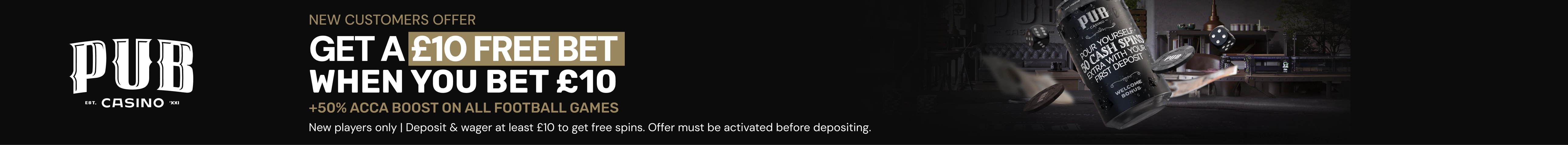 Pub Casino offer